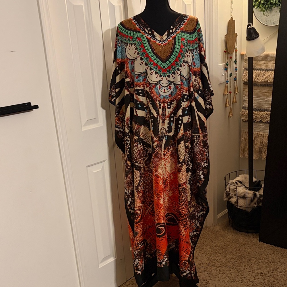 Gypsieblu Bohemian Multicolor Kaftan